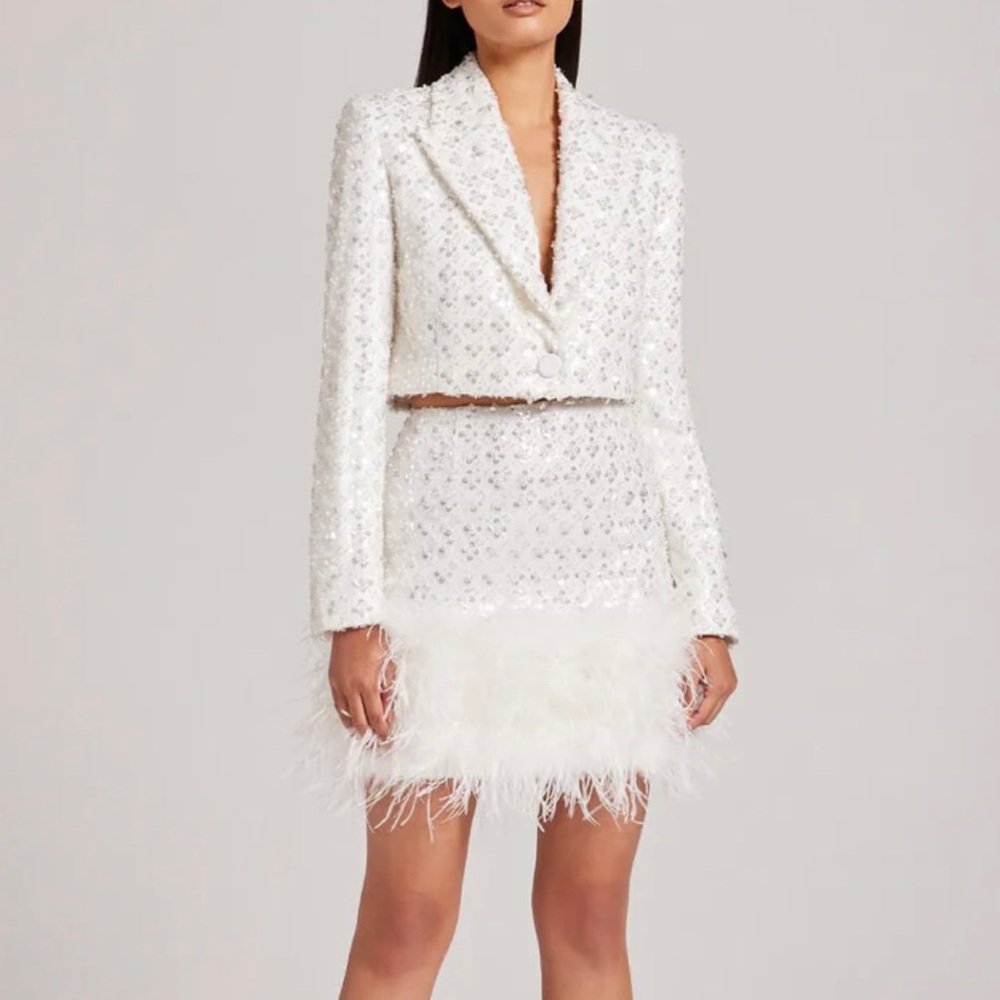 Nadine merabi “Clara white set”